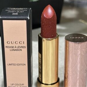 *NIB* Gucci Rouge Lunaison Limited Edition Glitter Lipstick #505 - Janet Rust